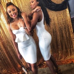 White 2-Piece Bandage Outfit